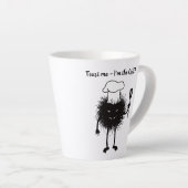 Funny Chef Character Cooking Latte Mok (Rechterhoek)