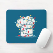 Funny Chef Christmas Graphics Lights Lover Cook Co Muismat (Met muis)