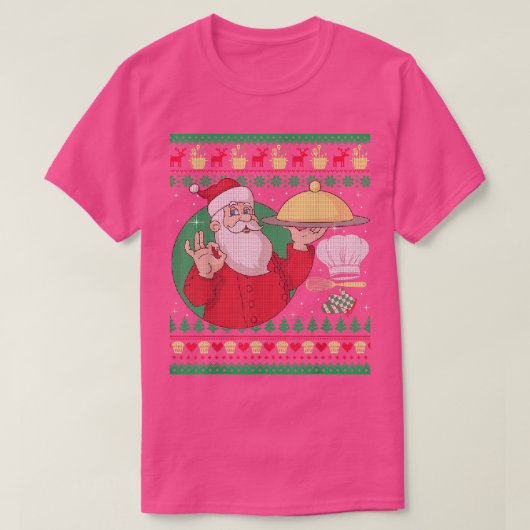 Funny Chef Cooking Ugly Christmas Sweaters  (Design voorkant)