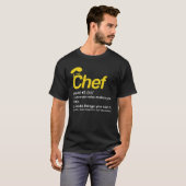 Funny Chef Definition T-shirt Cook Cooking Gifts f (Voorkant volledig)