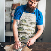 Funny Chef Fisherman Bass Fish Custom Willife Schort