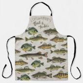 Funny Chef Fisherman Bass Fish Custom Willife Schort (Voorkant)
