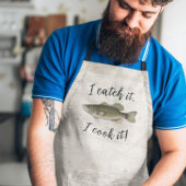 Funny Chef Fisherman Bass Fish Simple Willife Schort