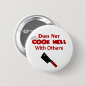 Funny Chef Gifts Ronde Button 5,7 Cm (Voorkant /achterkant)