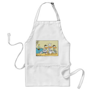 Funny Chef Humor Cartoon Apron Standaard Schort