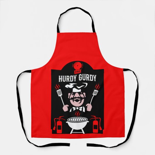 Funny Chef Hurdy Gurdy Schort (Voorkant)
