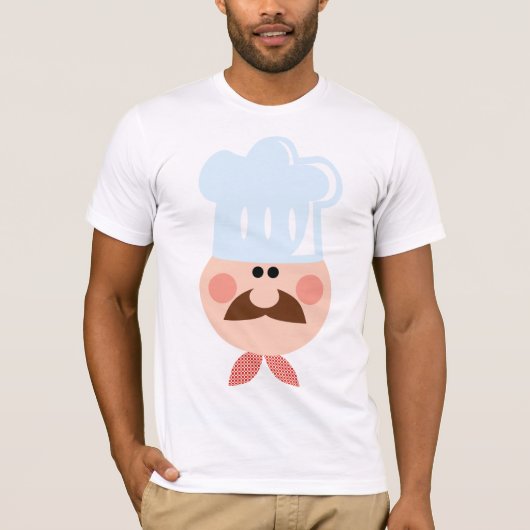 Funny Chef Mannen T-Shirt (Voorkant)