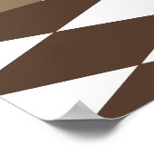 Funny Chef met Big Pet in Kitchen Poster (Hoek)