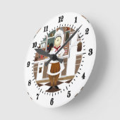 Funny Chef met Big Pet in Kitchen Ronde Klok (Hoek)