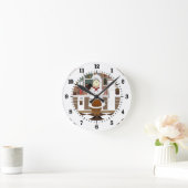 Funny Chef met Big Pet in Kitchen Ronde Klok (Huis)