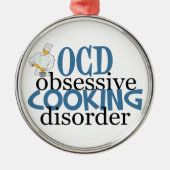 Funny Chef Metalen Ornament (Voorkant)