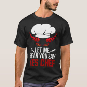 Funny chef party donut chef quotes t-shirt