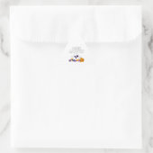 Funny Chef Pun Bone Appetit Halloween Snoep Sticker (Tas)