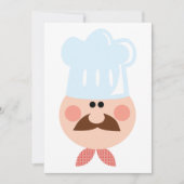 Funny Chef-uitnodigingen Kaart (Voorkant)