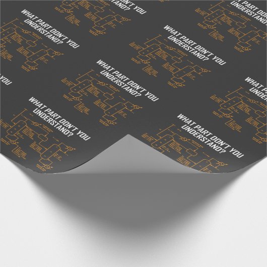 Funny Chemical Engineer - Chemical Engineering Cadeaupapier (Hoek)