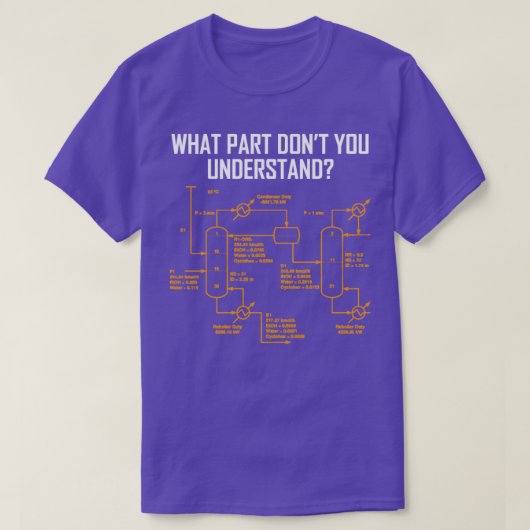 Funny Chemical Engineer Chemical Engineering T-shirt (Design voorkant)