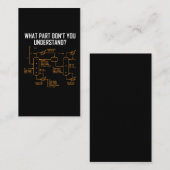 Funny Chemical Engineer - Chemical Engineering Visitekaartje (Voorkant / Achterkant)