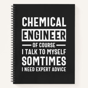 Funny Chemical Engineer Gift Notitieboek