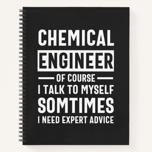 Funny Chemical Engineer Gift Notitieboek (Voorkant)