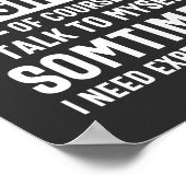 Funny Chemical Engineer Poster (Hoek)