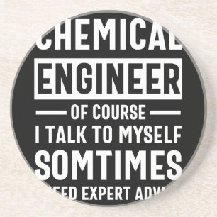 Funny Chemical Engineer Zandsteen Onderzetter