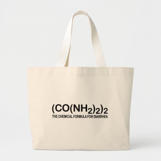 Funny Chemical Formula voor Diarree Canvas tas (Voorkant)