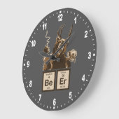 Funny chemie beer ontdekte bier grote klok (Hoek)