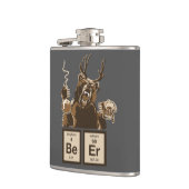 Funny chemie beer ontdekte bier heupfles (Links)