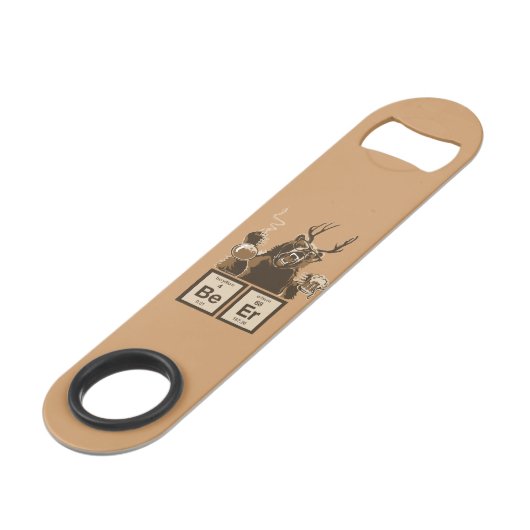 Funny chemie beer ontdekte bier speed flessenopener (Achterkant Gekanteld)