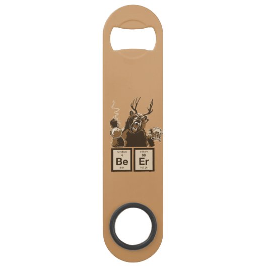 Funny chemie beer ontdekte bier speed flessenopener (Voorkant)