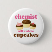 Funny Chemist Ronde Button 5,7 Cm (Voorkant)