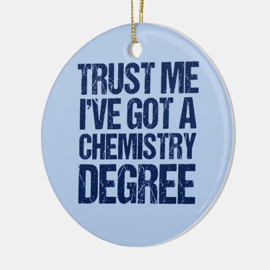 Funny Chemistry Afstuderen Keramisch Ornament (Links)