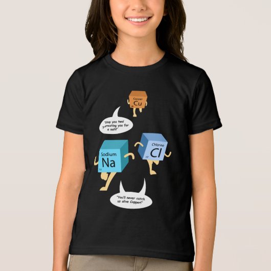 Funny Chemistry Birthday Gag Chemical Elements Tri-Blend Shirt (Voorkant)