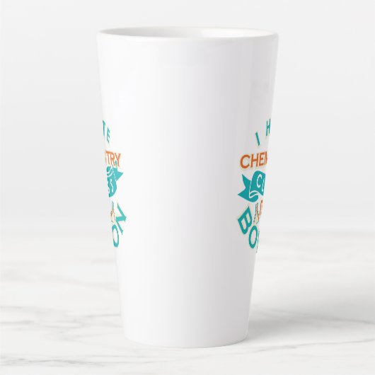 Funny Chemistry Class is Boron Science Teacher Gag Latte Mok (Voorkant)