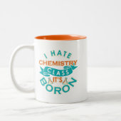 Funny Chemistry Class is Boron Science Teacher Gag Tweekleurige Koffiemok (Links)