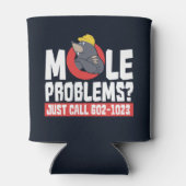 Funny Chemistry Formula Mole Problem Science Blikjeskoeler (Achterkant)