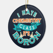 Funny Chemistry Gag Science Afstuderen Keramisch Ornament (Links)