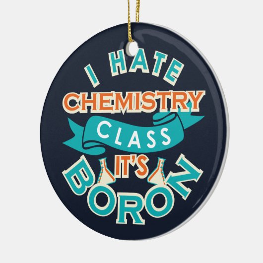 Funny Chemistry Gag Science Afstuderen Keramisch Ornament (Links)