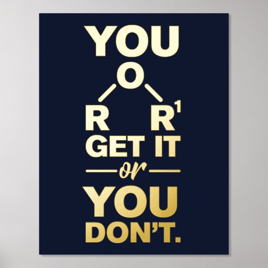 Funny Chemistry Gag Science Afstuderen leraar Gold Folie Afdrukken (Voorkant)