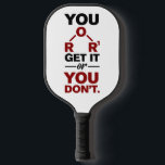 Funny Chemistry Gag Science Teacher Pickleball Paddle<br><div class="desc">Een mooie en grappige scheikundige knop om jezelf te behandelen of als cadeau voor je favoriete wetenschapper,  scheikundige leraar of afstuderen. Het gezegde op deze paddle is gewoon een coole grap voor de wetenschappers daar. Perfect voor geeks- of scheikundedocenten</div>