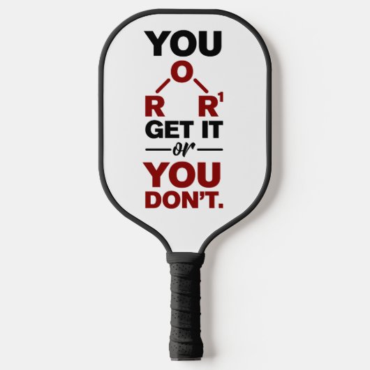Funny Chemistry Gag Science Teacher Pickleball Paddle (Voorkant)