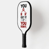 Funny Chemistry Gag Science Teacher Pickleball Paddle (Links)
