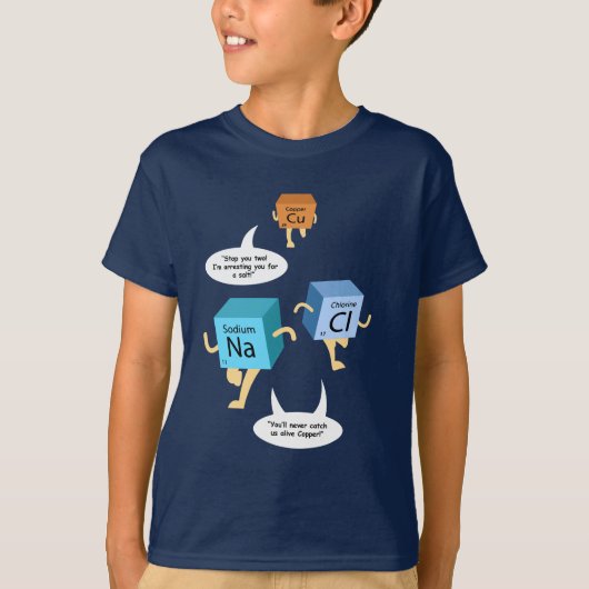 Funny Chemistry Geek Chemical Elements Birthday T-shirt (Voorkant)
