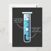 Funny Chemistry Joke Scientist Chemist Test Tube Briefkaart (Voorkant / Achterkant)