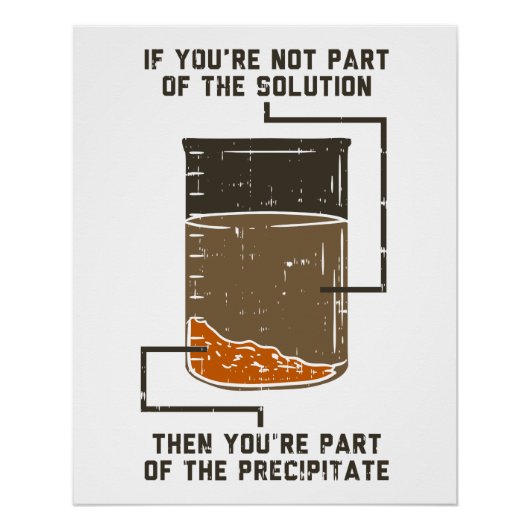 Funny Chemistry Laboratory Gag Perfect Poster (Voorkant)