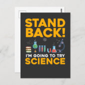 Funny Chemistry Laboratory Science Experiments Briefkaart (Voorkant / Achterkant)