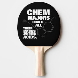 Funny Chemistry Majors Hoesje hun bassen ... Tafeltennisbatje