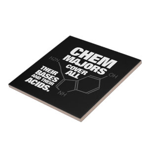 Funny Chemistry Majors Hoesje hun bassen ... Tegeltje