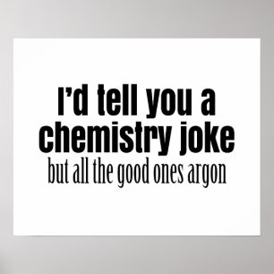 Funny Chemistry Meme for Teachers Students Poster