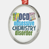 Funny Chemistry Metalen Ornament (Links)